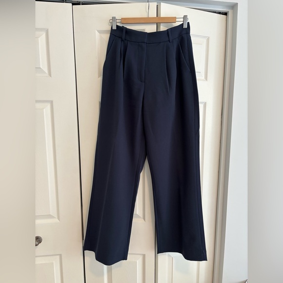 Abercrombie & Fitch Pants - Abercrombie & Fitch Navy Sloane Wide Leg Pants